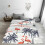 Grey flamingo reflection throw blanket 50x40 inch 5