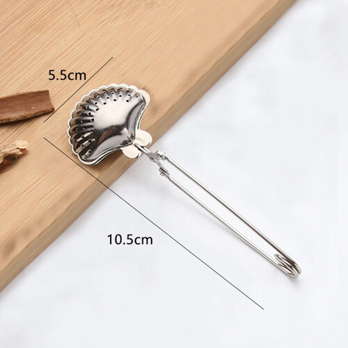 MarinaVida stainless steel tea strainer with handle 1