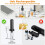 Mini electric milk foamer with USB rechargeable handheld 5