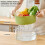 Rice Washing Bowl Double Layer 4-in-1 Colander 6