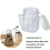 Osterizer Blender Replacement Jar 4937 Mini Plastic with Lid 8