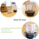 Osterizer Blender Replacement Jar 4937 Mini Plastic with Lid 7