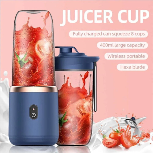 Electric Juicer Blender with 6 Blades USB Charging 1
