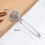 MarinaVida stainless steel tea strainer with handle 2
