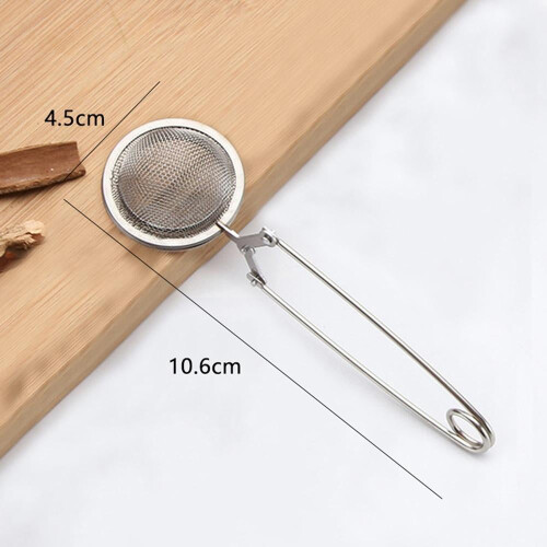 MarinaVida stainless steel tea strainer with handle 1
