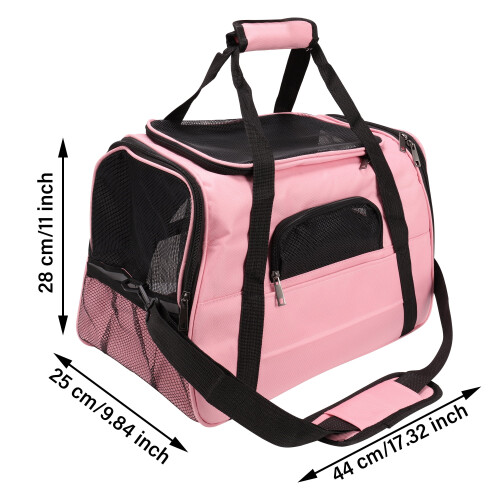 Cat Carrier Soft-Sided Collapsible for Small Medium Dogs 1