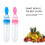 Boho Silicone Baby Food Dispensing Spoon with Solid Food Bag 4