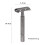 Gecheer men's traditional beard razor long handle 1 piece 4