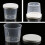 Transparent white measurement cup 50ml 7