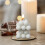 Geometric scented candle set home decor gift 1 pc 6