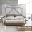 Bed Canopy Mosquito Net Queen Size 190x210x240cm Black 4