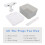 Mgaxyff Cat Water Fountain White 4L Automatic Dispenser 5