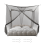 Bed Canopy Mosquito Net Queen Size 190x210x240cm Black 3