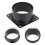 ABS Wall Flange Connector for Ventilation Pipe 75-120 mm 3