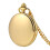 Classical Quartz Pocket Watch with Chain Gold 1pc 6