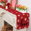 Valentines Day Table Runner Red Burlap 13x83 Inches 6