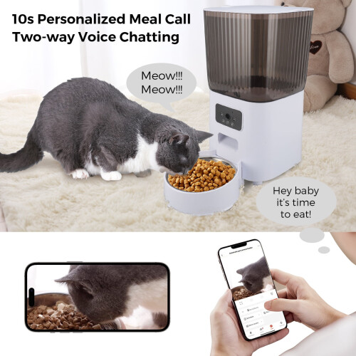 Smart Pet Feeder with HD Camera 5L 1