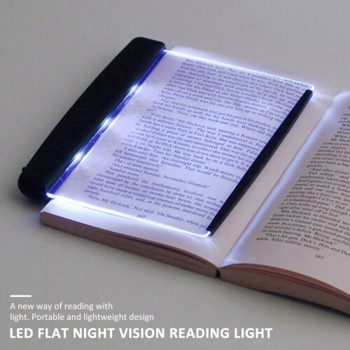 Portable LED Book Light Flat Reading Lamp 2
