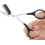 Eyebrow Trimmer Scissors Stainless Steel 2PCS 5