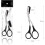 Eyebrow Trimmer Scissors Stainless Steel 2PCS 2