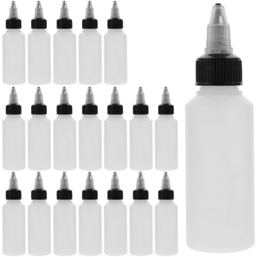 Empty Squeeze Bottles Watercolor Pigment 2 oz 20 pcs 2