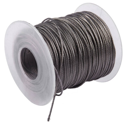 Steel Wire Rope Ferrules Sleeve 1mm 100 pcs 2