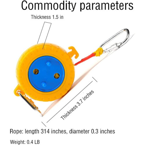 Retractable Outdoor Clothesline 26 ft Adjustable Portable 1