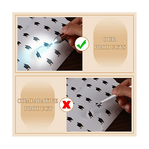 Weeding Pen Set with LED Light 3 pcs 1