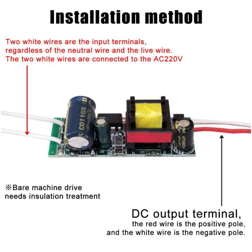 LED driver constant current 80-265V 3-24W 1