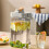 Plertrvy drink dispenser clear plastic 1 gallon 6