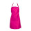 Women's Rose Red Apron 75x65cm with Pocket 2