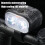 Bicycle headlight and bell combo waterproof USB rechargeable 3