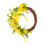 Spring Yellow Rose Wreath with Withered Branches 12-inch 2