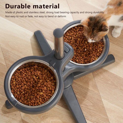 Mgaxyff Elevated Dog Bowls Stainless Steel 2-Pack 1