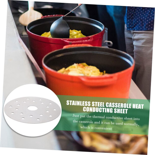 POWKOL Casserole Heat Conductor Plate 2 pcs 1