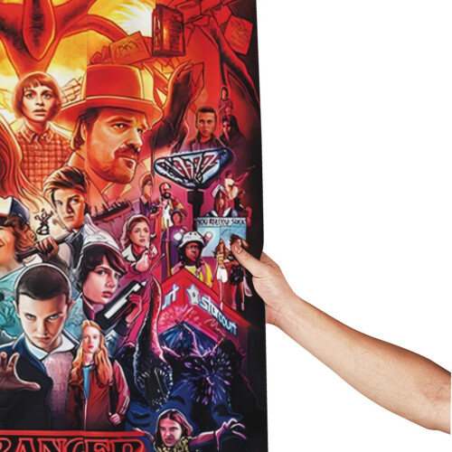 Stranger Things shower curtain set 66x72 in polyester 1