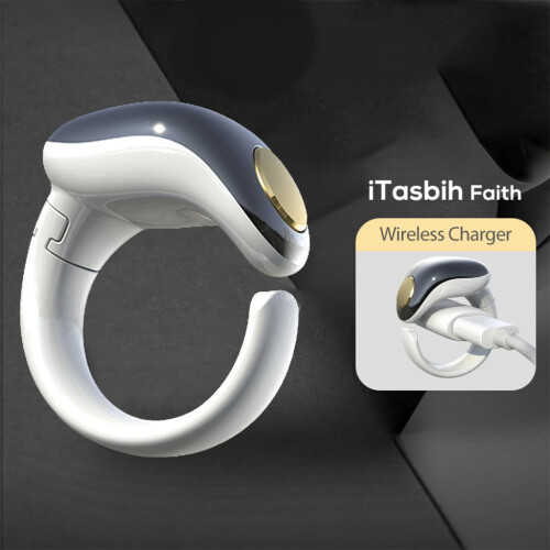 Έξυπνα δαχτυλίδια Milue Tasbih Zikr για ισλαμική προσευχή, ψηφιακά δαχτυλίδια 16mm έως 24mm 1