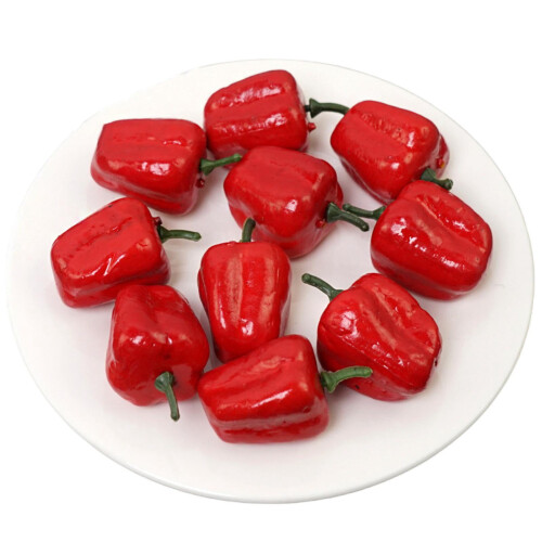 Homeer artificial fruit set 10-piece foam photo props 1