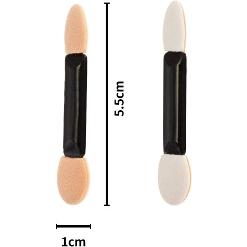 Sponge eyeshadow applicator dual-sided oval 30 pcs 1