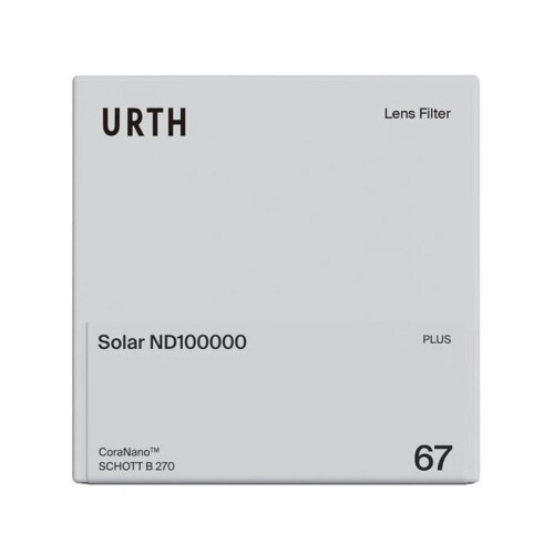 Filtro URTH 67mm Solar ND100000 (16,6 stops) Plus+ 2
