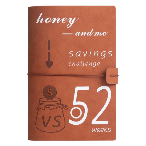 52Weeks Budget Binder Planner Φάκελοι Μετρητών για την Πρόκληση Ζευγαριών για Εξοικονόμηση 2