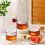 Glass tea cup with handle, mini pitcher, creamer, and 7