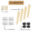 Solid Oak Wood Sofa Legs with Metal Plate 4 pcs 5