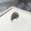 Meidiya vintage red stone ring for men, two-tone crown 4