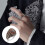 Meidiya vintage red stone ring for men, two-tone crown 5
