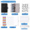 PU Leather Budget Binder with Zipper Envelopes 1 2