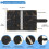 PU Leather Budget Binder with Zipper Envelopes 1 3