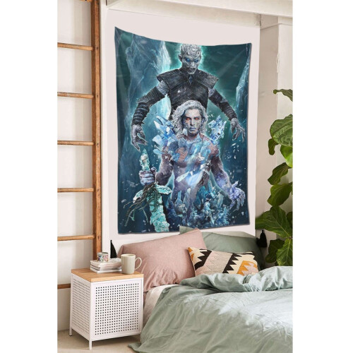 Jon Snow tapestry wall hanging for bedroom decor 80x60 2