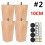 Solid Wood Sofa Legs Set 4 pcs 6/15/20 cm 3