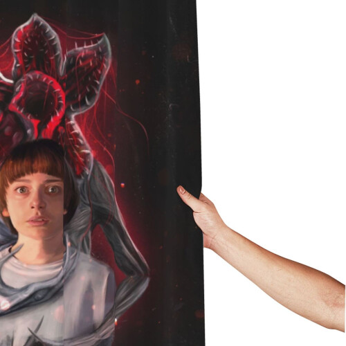 Stranger Things shower curtain set 66x72 in polyester 1